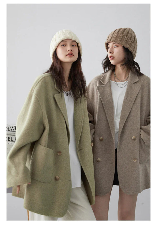 Retro Double-sided Woolen Coats