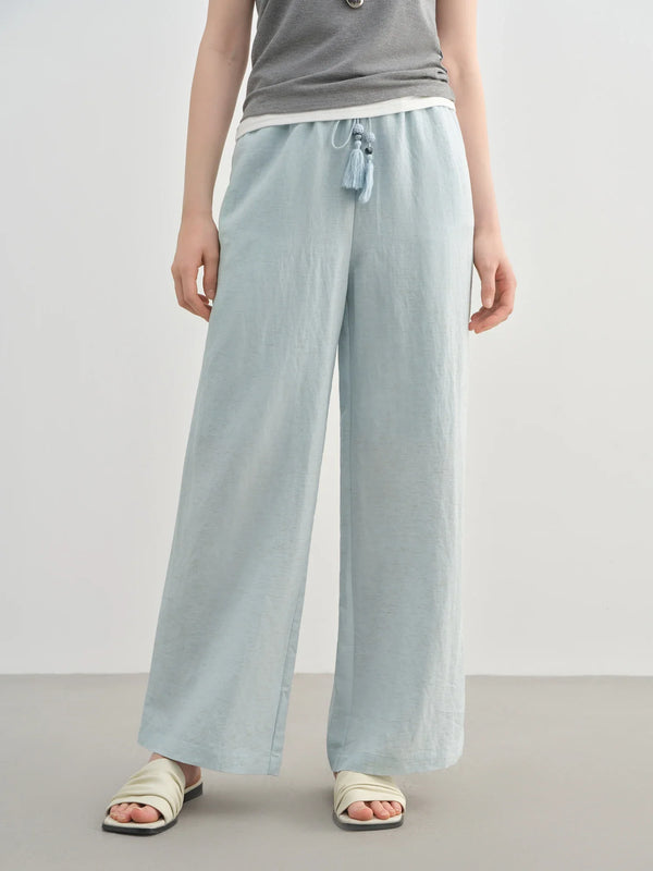 Relaxed Fit & Breathable Tencel Blend Pants