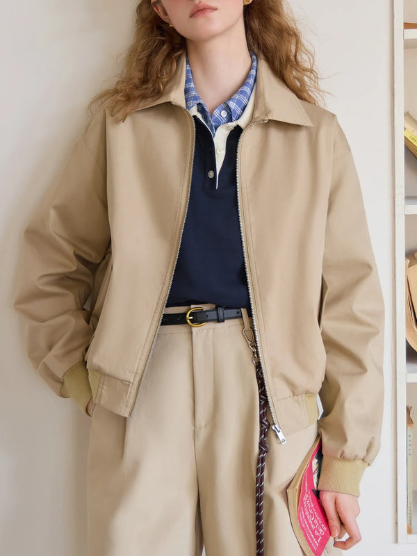 Retro Workwear Style Jacket