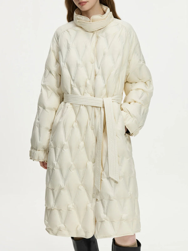 Stand Collar Lightweight Down Coat